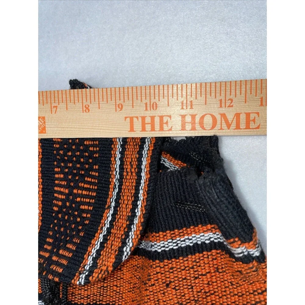 Denver Broncos Woven Backpack with Drawstring Closure no button